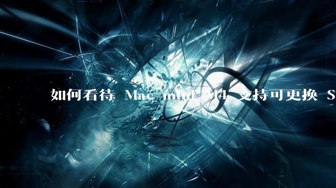 如何看待 Mac mini M4 支持可更换 SSD？