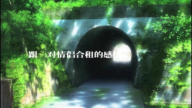 跟一对情侣合租的感受？